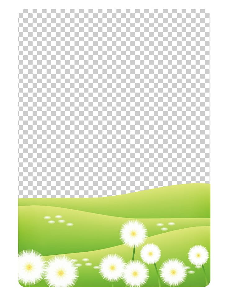 Lawn Euclidean Dandelion PNG, Clipart, Background Green, Computer Wallpaper, Dandelion Flower, Dandelion Vector, Designer Free PNG Download