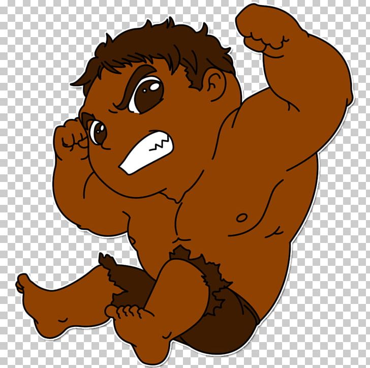 Thunderbolt Ross Hulk YouTube Chibi PNG, Clipart, Art, Bear, Big Cats, Carnivoran, Cartoon Free PNG Download