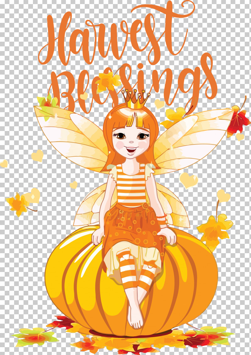 Harvest Blessings Thanksgiving Autumn PNG, Clipart, Autumn, Cdr, Drawing, Fairy, Harvest Blessings Free PNG Download
