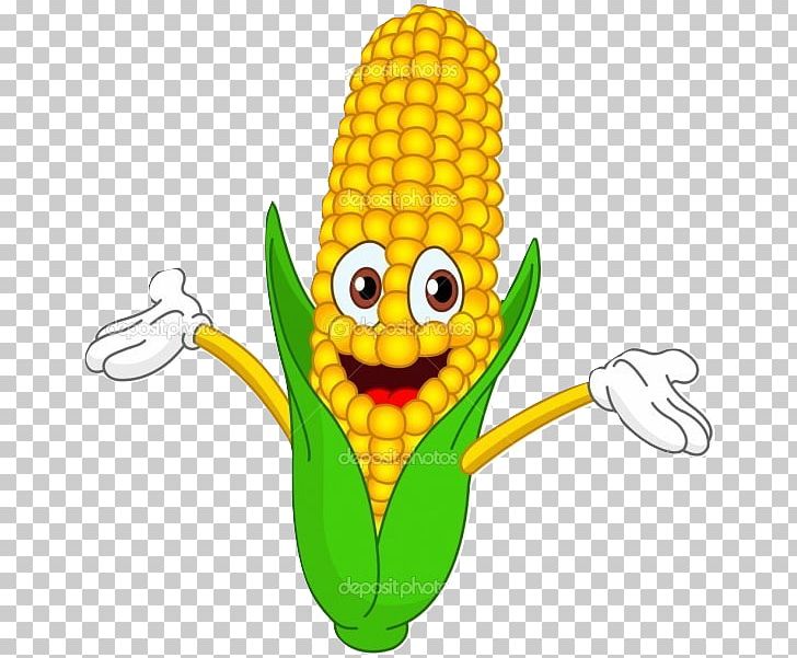 Corn On The Cob Maize Sweet Corn Cartoon PNG, Clipart, Cartoon, Commodity, Corn, Corn On The Cob, Cuisine Free PNG Download