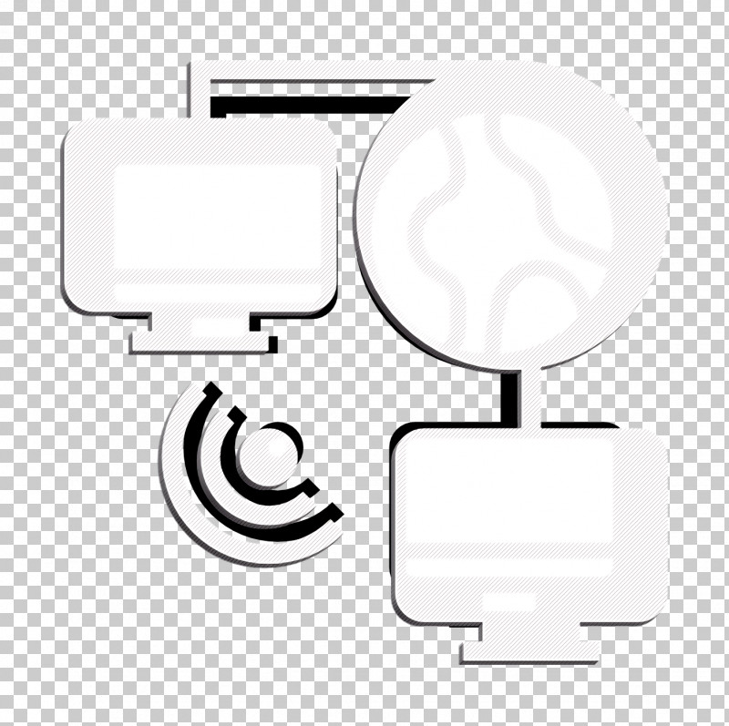 Lan Icon Network Sharing Icon Intranet Icon PNG, Clipart, Black, Black And White, Lan Icon, Meter, White Free PNG Download