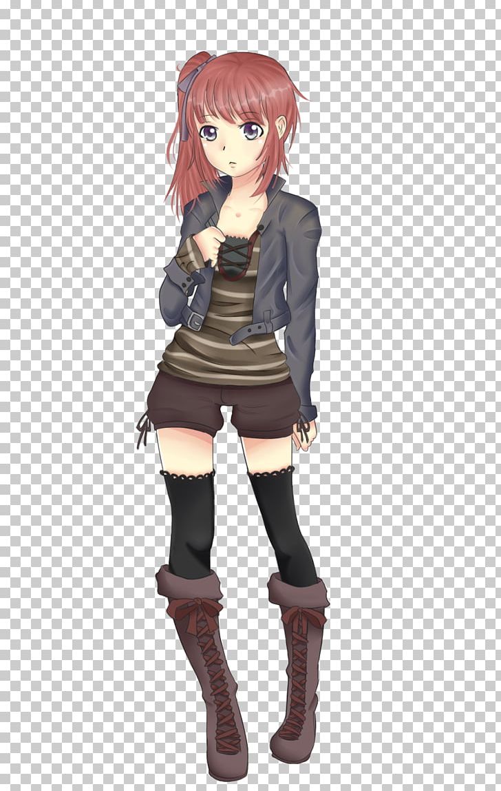 Anime Brown Hair Red Hair Female PNG, Clipart, Action Figure, Anime, Anime Girl, Black Hair, Brown Hair Free PNG Download