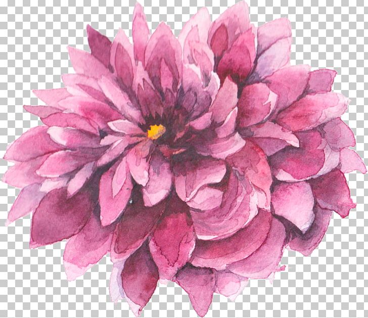 Cut Flowers Watercolor Painting Wedding PNG, Clipart, Chrysanths, Cut Flowers, Dahlia, Floristry, Flower Free PNG Download