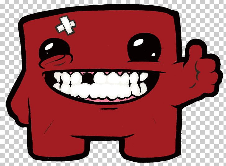 super meat boy forever middle finger