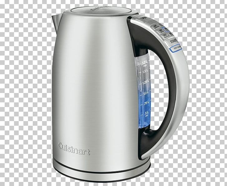 Electric Kettle Stainless Steel Cuisinart Cordless PNG, Clipart, Brushed Metal, Cordless, Cuisinart, Drinkware, Dualit Limited Free PNG Download