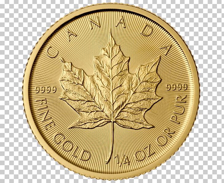 Canadian Gold Maple Leaf Bullion Coin Canadian Maple Leaf PNG, Clipart,  Free PNG Download