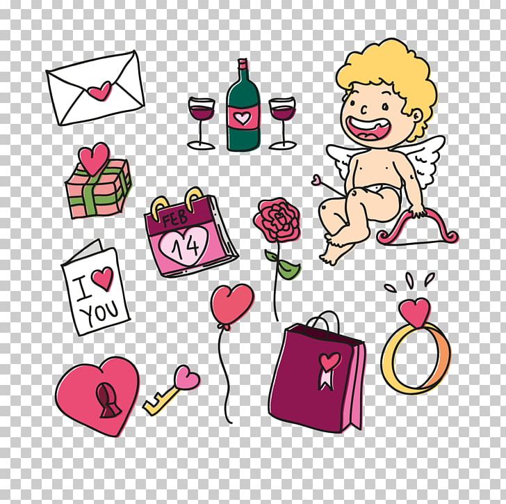 Valentines Day Euclidean PNG, Clipart, Adobe Illustrator, Cartoon, Cupid, Cupid Arrow, Cupid Vector Free PNG Download