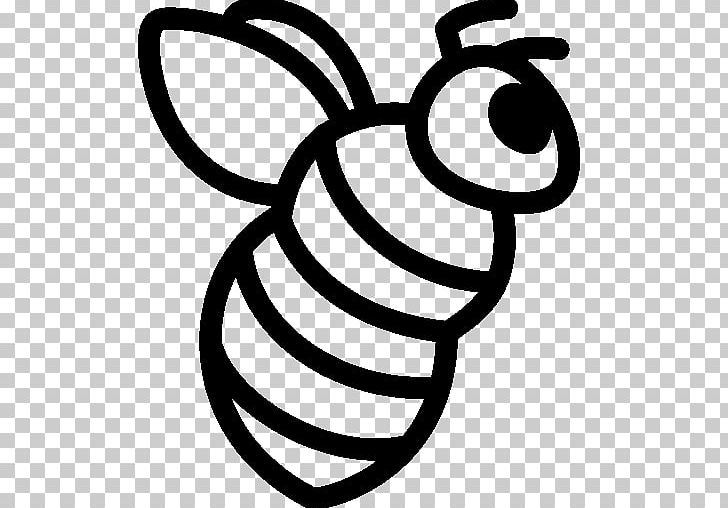Computer Icons Bee PNG, Clipart, Bee, Bee Bee, Black And White, Bumblebee, Circle Free PNG Download