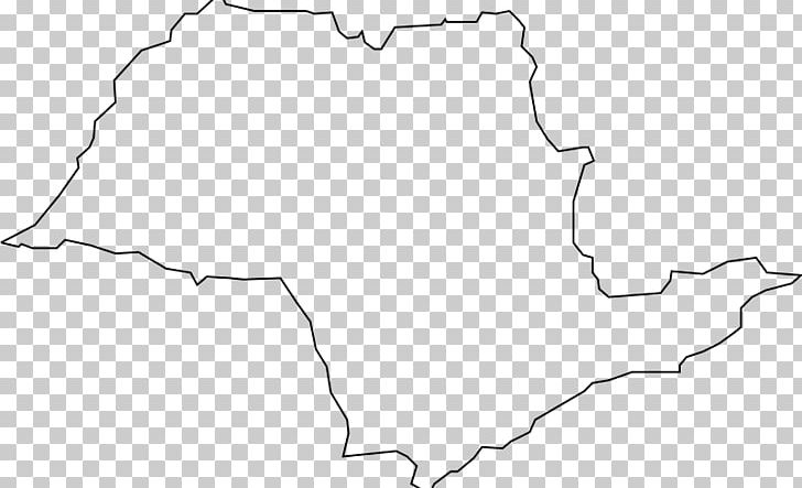 São Paulo Map PNG, Clipart, Angle, Area, Black, Black And White, Brazil Free PNG Download