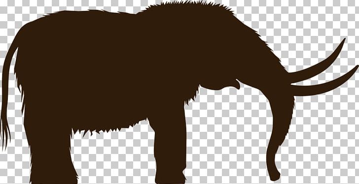 Woolly Mammoth Mastodon Silhouette PNG, Clipart, African Elephant, Animals, Art, Autocad Dxf, Carnivoran Free PNG Download