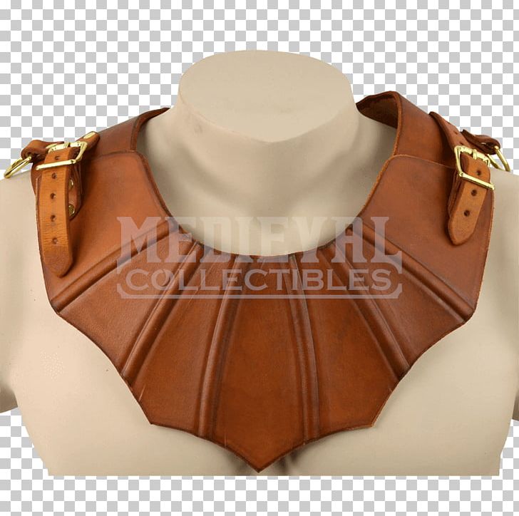 Gorget Leatherneck Components Of Medieval Armour PNG, Clipart, Armour, Brown, Caramel Color, Clothing, Collar Free PNG Download