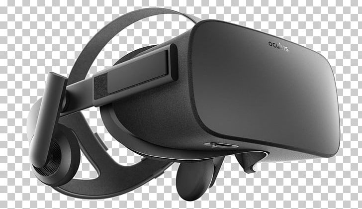 Oculus Rift Virtual Reality Headset HTC Vive PlayStation VR PNG, Clipart, Black, Electronics, Eyewear, Game Controllers, Hardware Free PNG Download