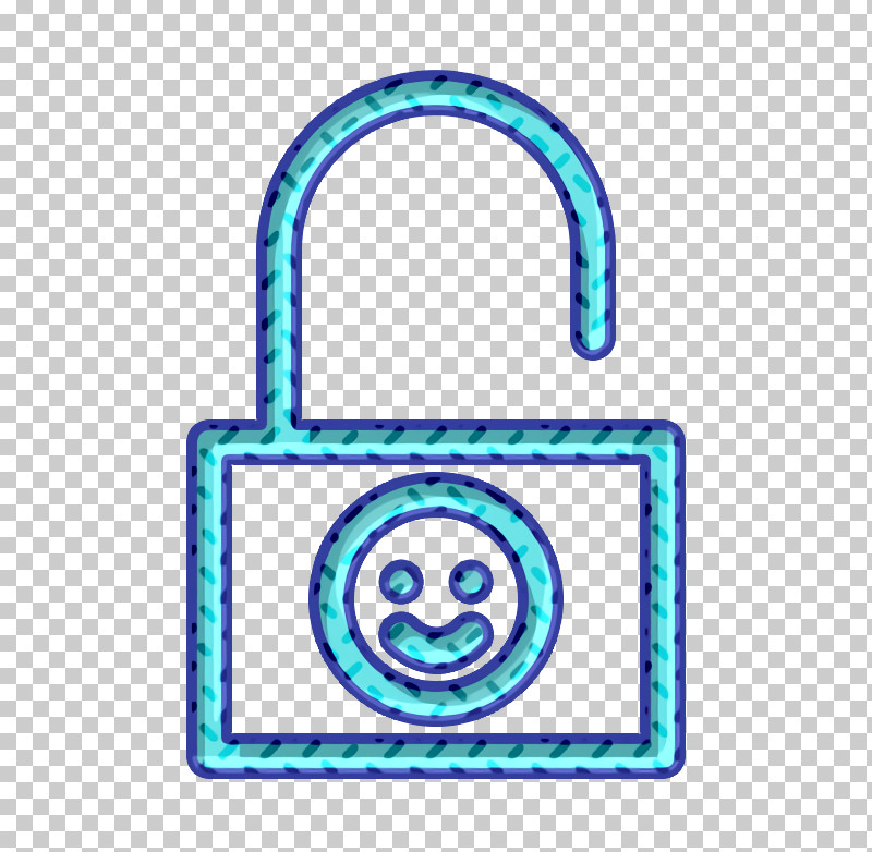 Face Icon Lock Icon Padlock Icon PNG, Clipart, Aqua, Electric Blue, Emoticon, Face Icon, Lock Icon Free PNG Download