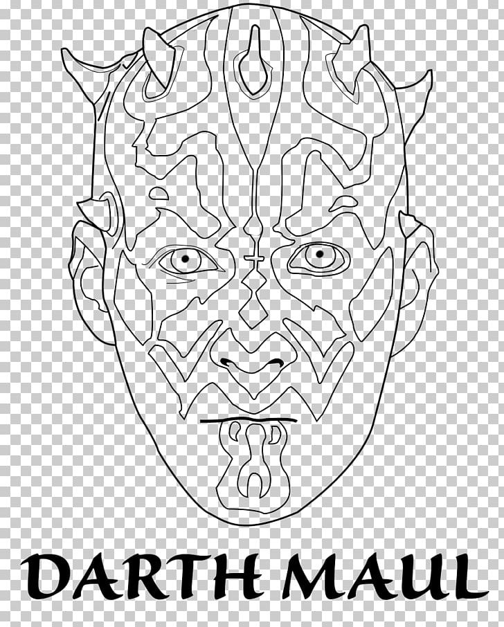 Darth Maul Anakin Skywalker Palpatine Darth Bane General Grievous PNG, Clipart, Anakin Skywalker, Angle, Art, Black, Coloring Book Free PNG Download