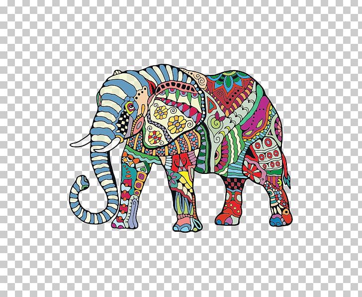 Mandala Drawing Asian Elephant Coloring Book PNG, Clipart, African Elephant, Animal Figure, Animals, Asian Elephant, Child Free PNG Download