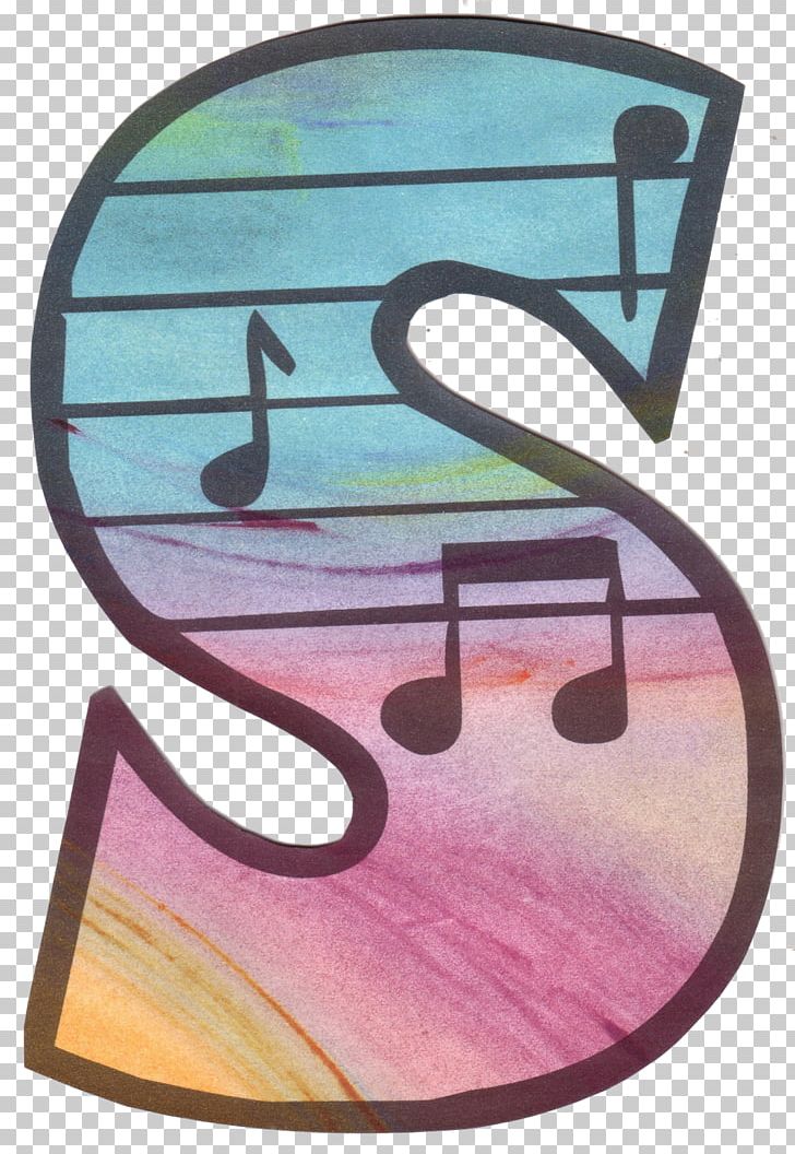 music notes as letters