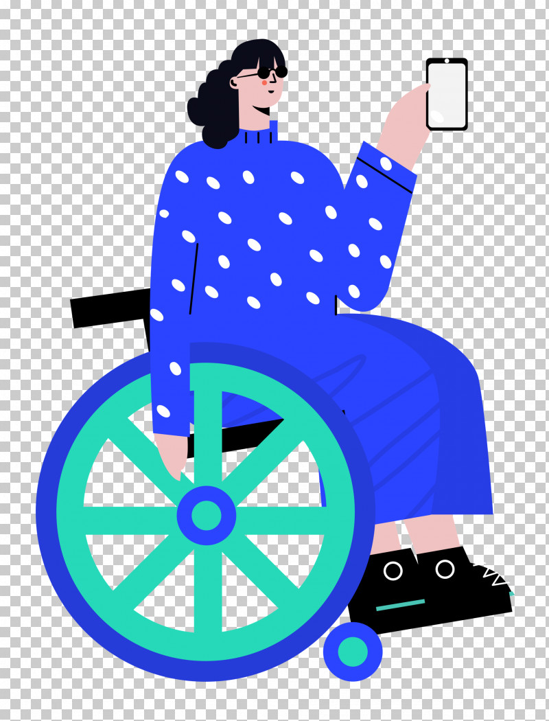 Sitting On Wheelchair Woman Lady PNG, Clipart, Behavior, Electric Blue M, Human, Lady, Line Free PNG Download