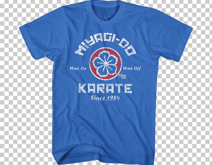 Mr. Kesuke Miyagi T-shirt The Karate Kid Series Martial Arts Film PNG, Clipart, Active Shirt, Allposterscom, Blue, Brand, Clothing Free PNG Download