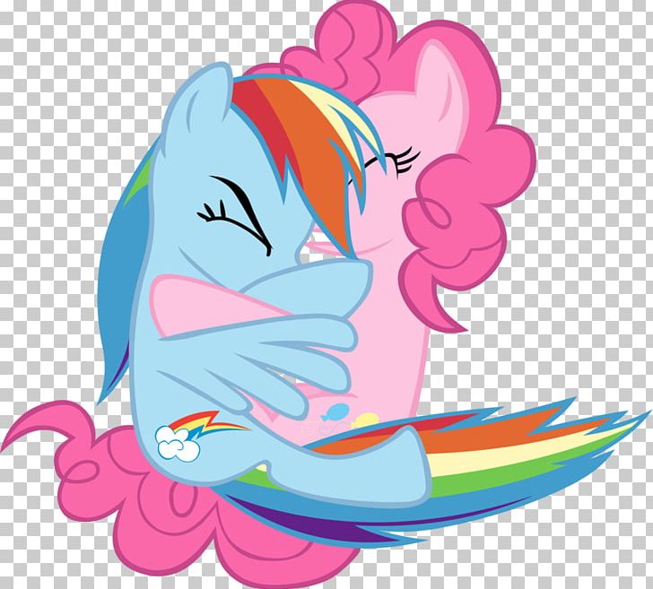 Pinkie Pie Rainbow Dash Hug PNG, Clipart, Cartoon, Deviantart, Fictional Character, Horse Like Mammal, Hug Free PNG Download
