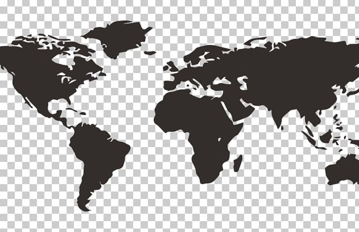 World Map Globe Scale PNG, Clipart, Black, Black And White, Computer Wallpaper, Continent, Decal Free PNG Download