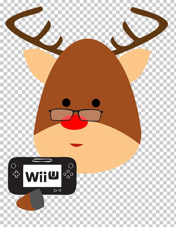 Reindeer Wii U Drawing PNG, Clipart, Animal, Antler, Cartoon, Deer, Download Free PNG Download