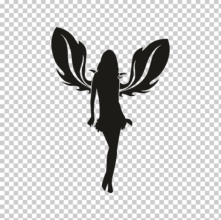 Sticker Silhouette Woman PNG, Clipart, Animals, Art, Black, Black And White, Butterfly Free PNG Download