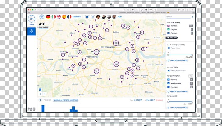 Map Analytics Customer Relationship Management Computer Program Salesforce.com PNG, Clipart, Analytics, Business Intelligence, Computer, Computer Program, Customer Analytics Free PNG Download