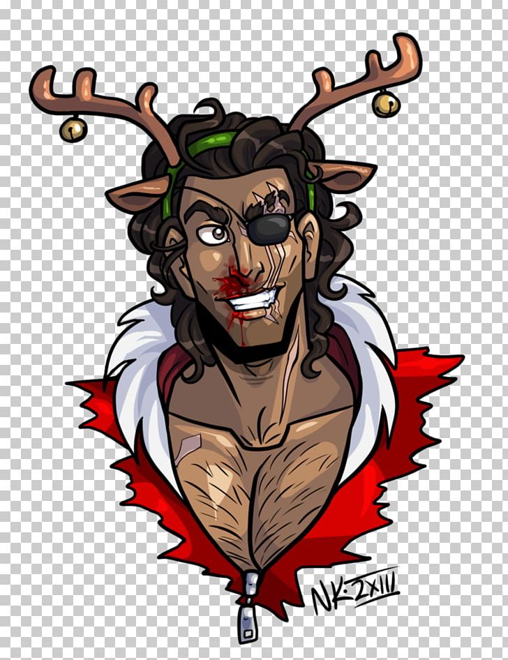 Reindeer Demon Antler Cartoon PNG, Clipart, Aggressive, Antler, Art, Cartoon, Deer Free PNG Download