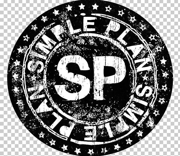 Simple Plan Logo Graphic Designer Printing PNG, Clipart, Anime Music Video, Black And White, Blink 182, Brand, Circle Free PNG Download