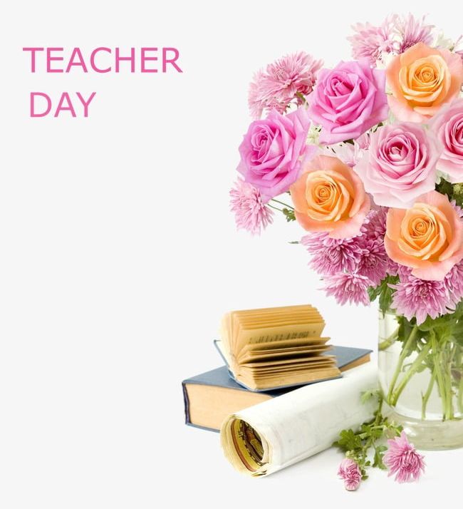 Teacher's Day Bouquet Books Background PNG, Clipart, ,  Teachers Day,  Background Clipart, Books Clipart, Books