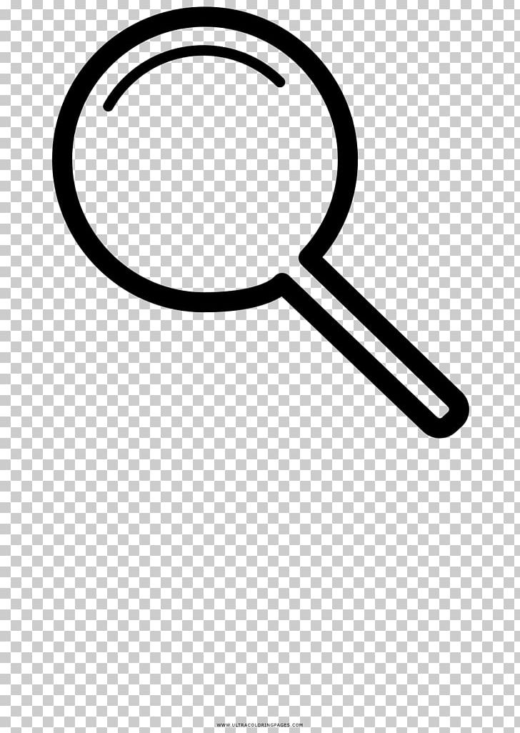 Magnifying Glass Coloring Book Drawing PNG, Clipart, Area, Ausmalbild, Black And White, Book, Circle Free PNG Download