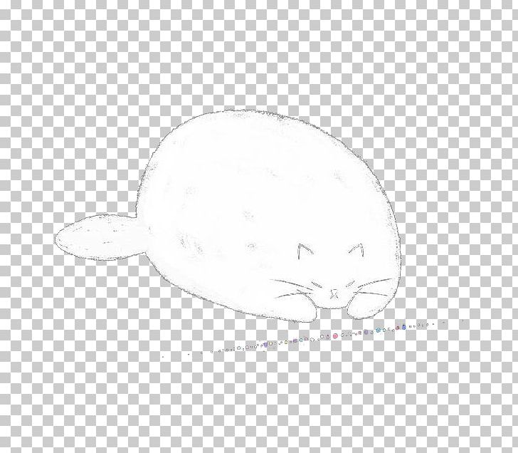 Rabbit Hare Cat Paper Black And White PNG, Clipart, Animals, Baby Sleeping, Black, Black And White, Cartoon Free PNG Download