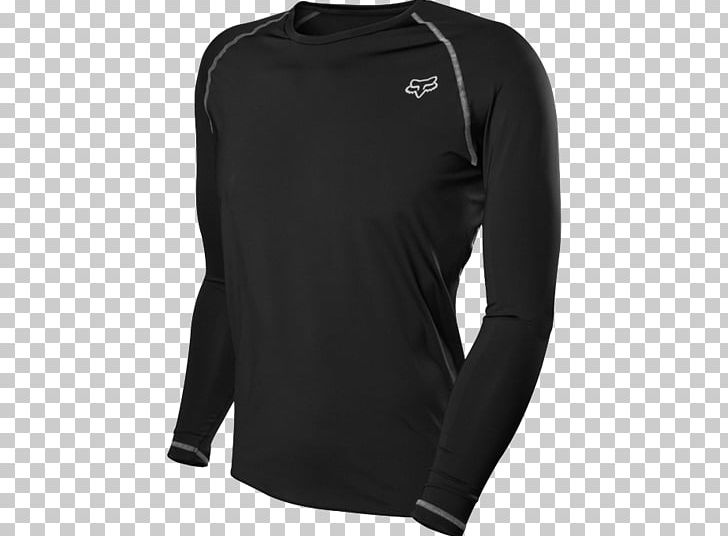 T-shirt Layered Clothing Fox Racing Sleeve PNG, Clipart, Active Shirt, Black, Clothing, Coat, Fox Racing Free PNG Download
