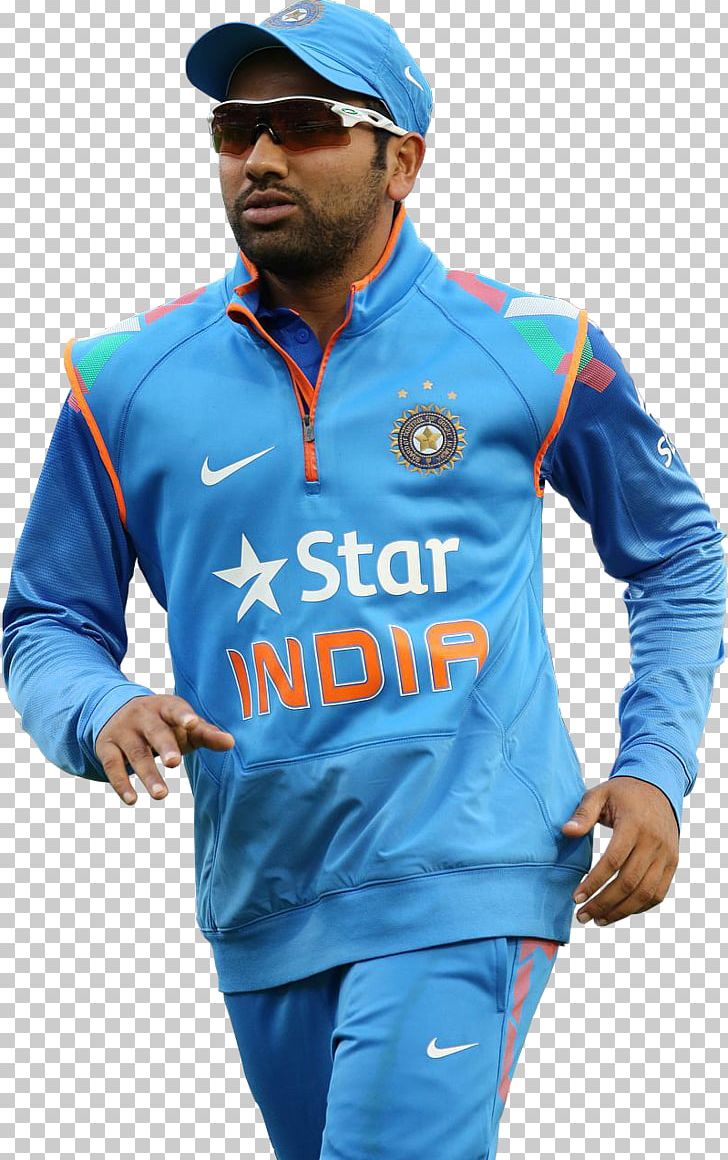 Rohit Sharma India National Cricket Team ICC World Twenty20 PNG, Clipart, Ball Game, Baseball Uniform, Blue, Century, Electric Blue Free PNG Download