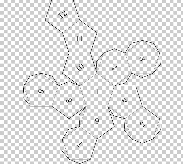 Small Stellated Dodecahedron Net Regular Dodecahedron Cube PNG, Clipart, Angle, Area, Art, Artwork, Black And White Free PNG Download