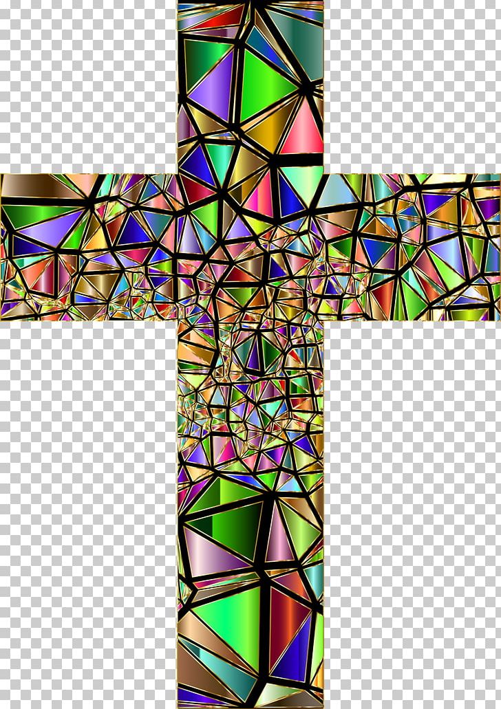 Church Window Stained Glass PNG, Clipart, Christian Cross, Church Window, Color, Computer Icons, Cross Free PNG Download