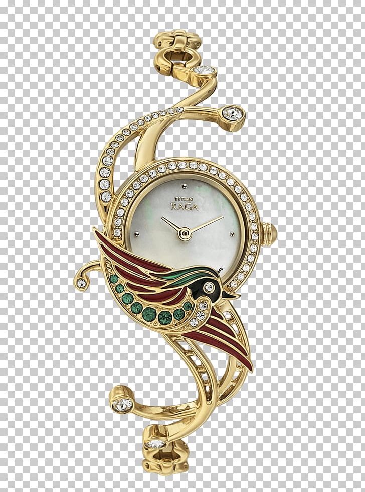 Analog Watch Titan Company Clock Woman PNG, Clipart, Accessories, Analog Watch, Bird Of Paradise, Body Jewelry, Brass Free PNG Download