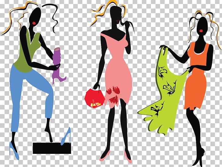 Female Woman Silhouette Illustration PNG, Clipart, Bijin, Cartoon, Clothing, Creative, Drawing Free PNG Download