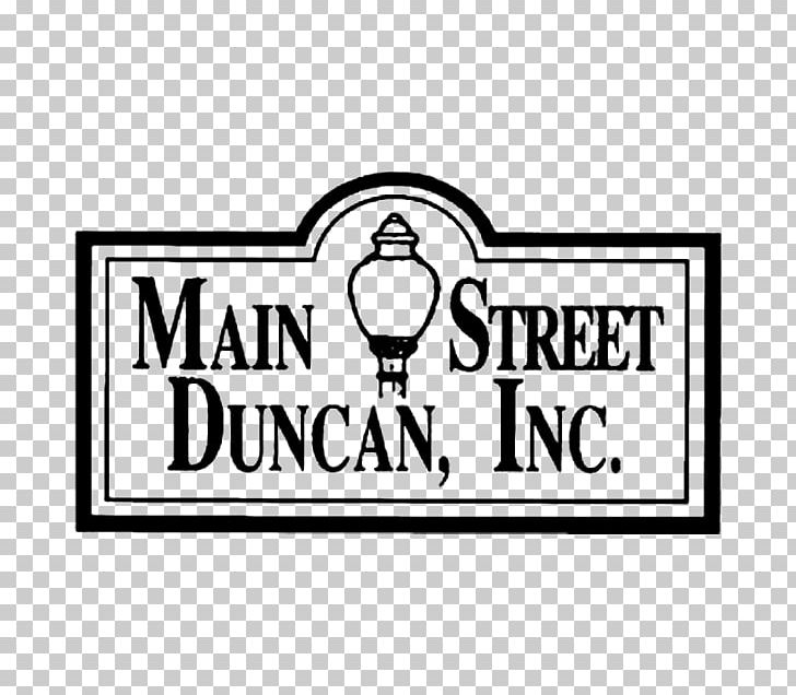 Main Street Duncan Program Logo Chisholm Trail Tourist Attraction Brand PNG, Clipart, Area, Attraction, Black, Black And White, Brand Free PNG Download