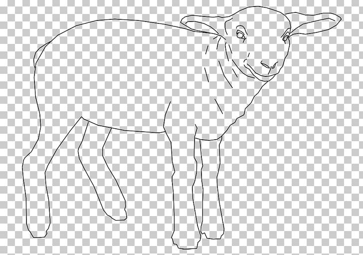 Sheep Goat /m/02csf Cattle Line Art PNG, Clipart, Animal Figure, Animals, Arm, Artwork, Black And White Free PNG Download