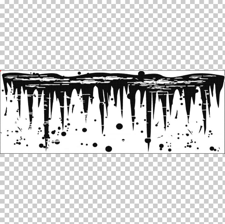 Icicle Rubber Stamp PNG, Clipart, Black, Black And White, Clip Art, Creepy, Frost Free PNG Download