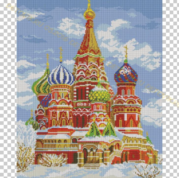 Cross-stitch Embroidery Saint Basil's Cathedral Pattern PNG, Clipart,  Free PNG Download
