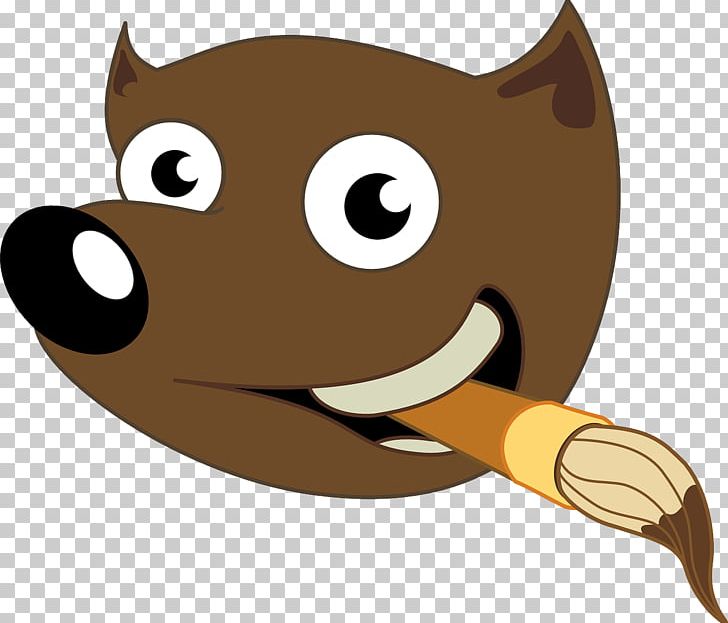 GIMP Logo PNG, Clipart, Animals, Brush, Carnivoran, Cartoon, Cat Free PNG Download