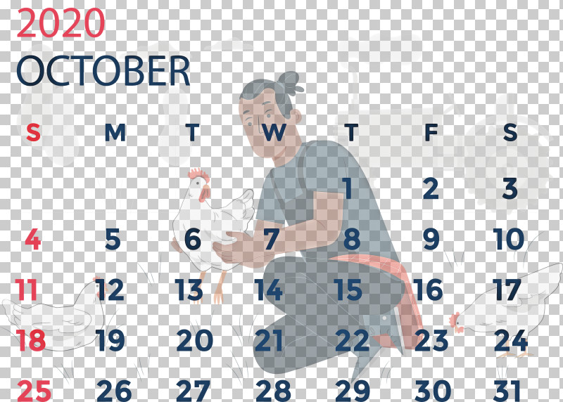 October 2020 Calendar October 2020 Printable Calendar PNG, Clipart, April, Calendar System, Calendar Year, Cartoon, Logo Free PNG Download