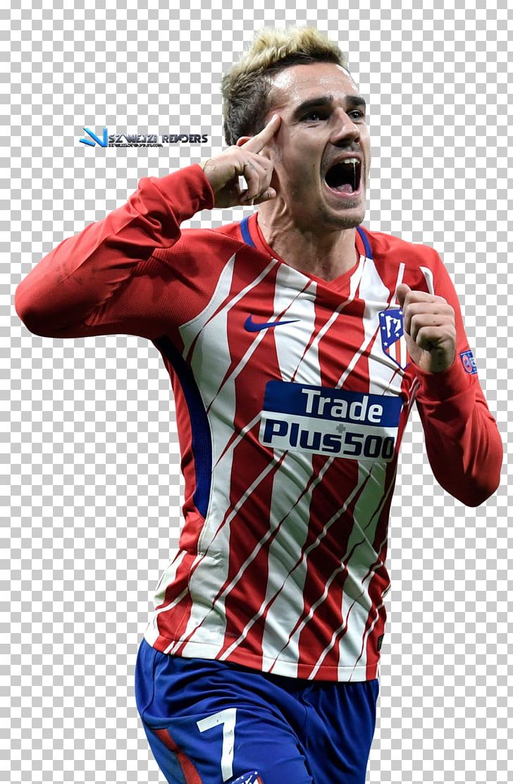 Antoine Griezmann Atlético Madrid France National Football Team 2018 World Cup Jersey PNG, Clipart, 2018 World Cup, Antoine Griezmann, Athlete, Atletico Madrid, Atletico Madrid Free PNG Download
