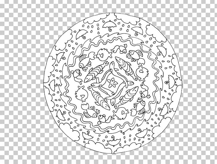 Coloring Book Mandala Adult PNG, Clipart, Adult, Area, Art, Black And White, Book Free PNG Download