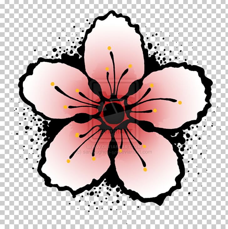 Cherry Blossom Art PNG, Clipart, Art, Artwork, Blackandgray, Blossom, Butterfly Free PNG Download