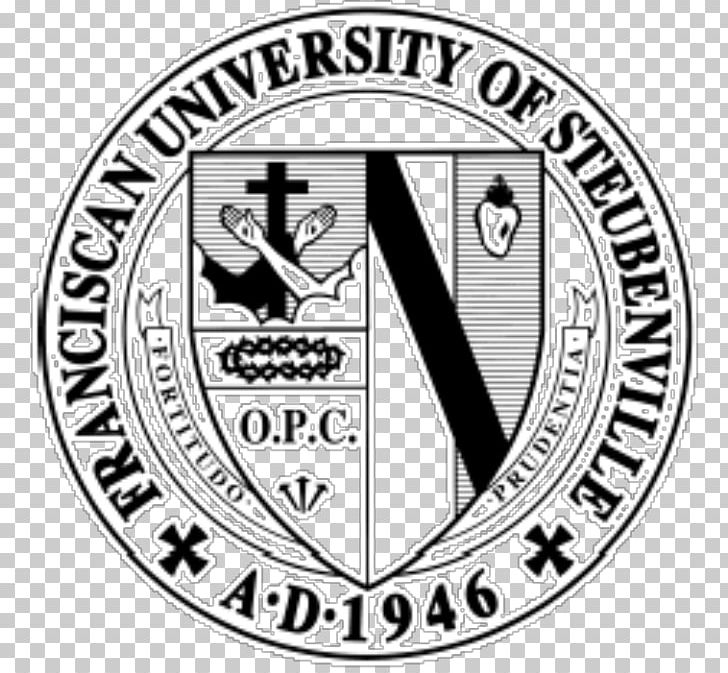 Franciscan University Of Steubenville Ave Maria University Weirton-Steubenville PNG, Clipart, Area, Ave Maria University, Badge, Bathurst Clark Resource Library, Black And White Free PNG Download