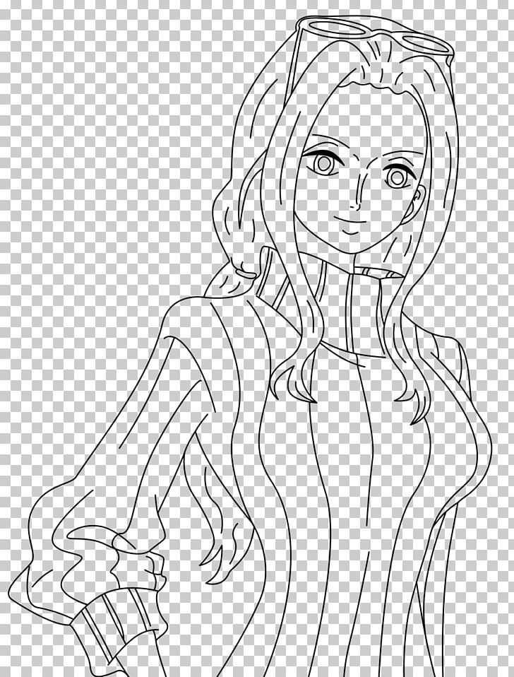 Nico Robin Monkey D. Luffy Roronoa Zoro Line Art Nami PNG, Clipart, Arm, Black, Black And White, Face, Fictional Character Free PNG Download