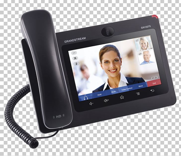 Grandstream Networks Business Telephone System Grandstream GXV3275 VoIP Phone PNG, Clipart, Beeldtelefoon, Business Telephone System, Electronic Device, Electronics, Gadget Free PNG Download